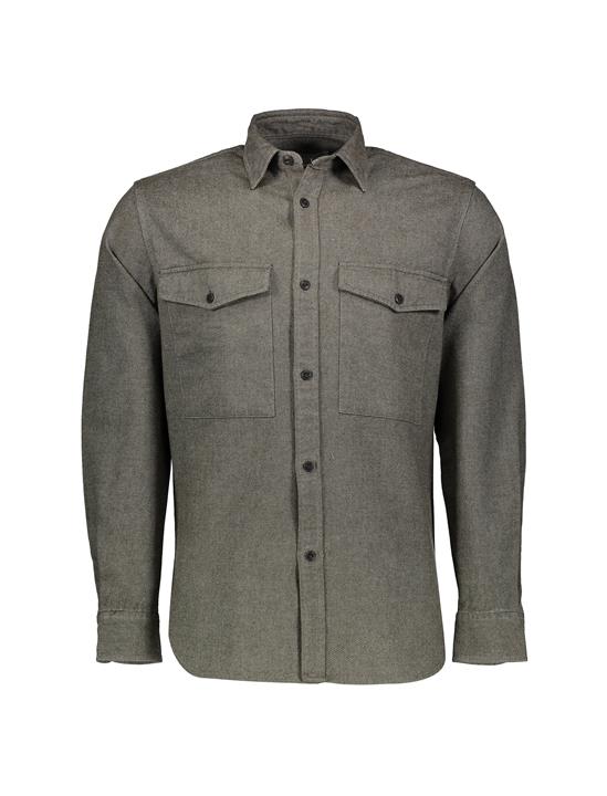 Mango پیراهن نخی یقه برگردان مردانه